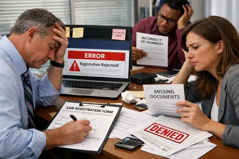 Business Owners Struggling with Sam Registration Paperwork and Compliance Issues